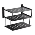 thumbnail image 1 of Estante de proyector de 3 capas para el organizador de pared enrutador Stand PRÁCTICA Caja de almacenamiento de estante de enrutador para la cámara Negro, 1 of 8
