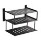 thumbnail image 1 of Estante para proyector de 3 capas para caja de almacenamiento de pared, resistente, de aluminio, fácil de transportar. Negro, 1 of 9