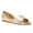Gold, variant on YDN Women Open Round Toe D'orsay Flats Slip on Flat Heel Sandals Walking Shopping Dress Shoes Size 12 Rose Gold