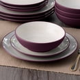 thumbnail image 5 of Noritake Colorwave Burgundy 16-Piece Coupe Dinnerware Set, Service for 4, 5 of 7
