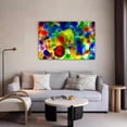 thumbnail image 5 of Colorful Stained Glass Wall Art Painting Canvas Poster Bedroom Decor Sports Landscape Office Room Decor Gift,Frame-style,12x18inch(30x45cm), 5 of 8