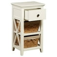 thumbnail image 2 of PRI 2 Basket Storage Rack in White, 2 of 3