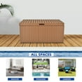 thumbnail image 5 of Jeco Wicker Patio Storage Deck Box in Honey, 5 of 6