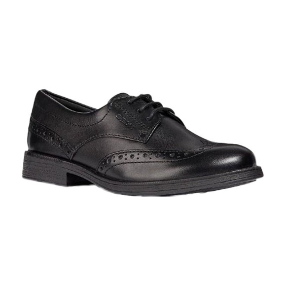 Geox Girls Agata D Patent Leather School Shoes