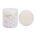 thumbnail image 5 of 1 Box Acrylic Imitation Pearl Beads No Hole/Undrilled Round White 18.9x11.2x1.7cm 390pcs/box, 5 of 7
