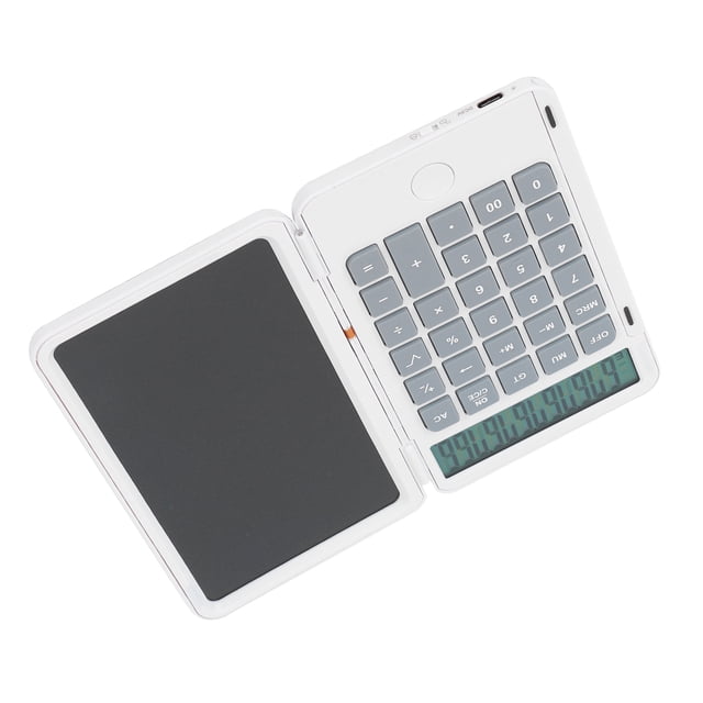 Calculadoras De Oficina, Conveniente Calculadora Plegable Duradera Plegable Resistente Al Desgaste Para Estudio Para Llamadas De Trabajo Para Reuniones LYUMO Blanco