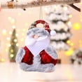 thumbnail image 6 of Anhility 3D Santa Plush Christmas Tree Ornaments Xmas Decorative Hanging Ornaments Santa Reindeer Snowman Bear for Holiday Party Decor Kids Gifts Indoor Outdoor, 5.51×4.33in, 6 of 6