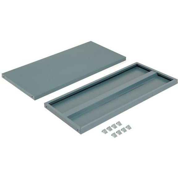 Shelves for 36 x 24 in. Storage Cabinet, Gray - Pack of 2