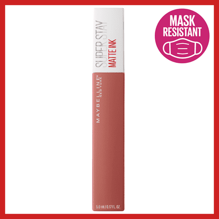 Maybelline Super Stay Matte Ink City Edition Liquid Lipstick Makeup, Self-Starter, 0.17 fl. oz.