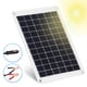 thumbnail image 1 of Kit De Panel Solar, Controlador De Carga Solar 15W Ligero 12V 24V Policristalino Para RV, 1 of 7