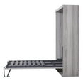 thumbnail image 6 of Harper & Bright Designs Twin Size Wood Murphy Bed, Cabinet Beds Foldable Wall Bed Frame for Guest Room Home Office, Gray, 6 of 13