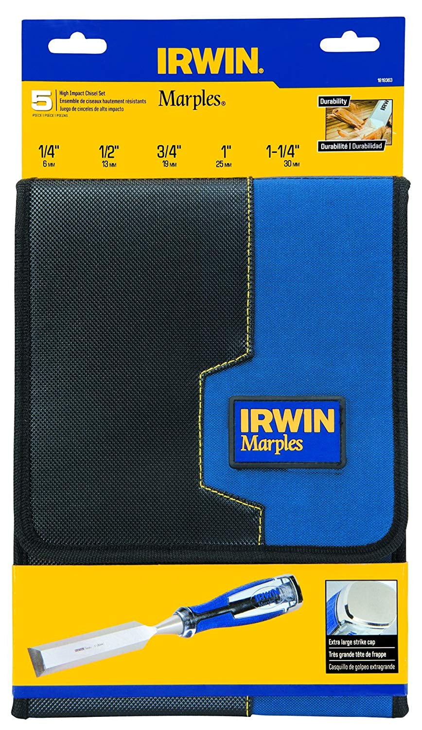 IRWIN IRWIN® Marples® M373 Bevel Edge Chisel Splitproof Handle Set 6 Piece 734442198987 
