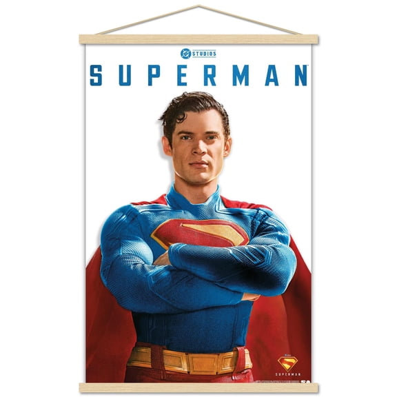 DC Studios Superman (2025) - Superman Feature Series Wall Poster with Magnetic Frame, 22.375" x 34"