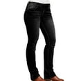 thumbnail image 3 of Womens Jeans Straight Leg Bootcut Stretchy Curvy Skinny Curvy Comfortable Casual Lightweight Jeans Black M, 3 of 5