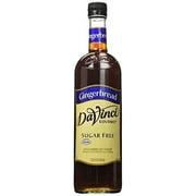 Da Vinci Sugar Free Syrup, Gingerbread, 750 mL (Glass)