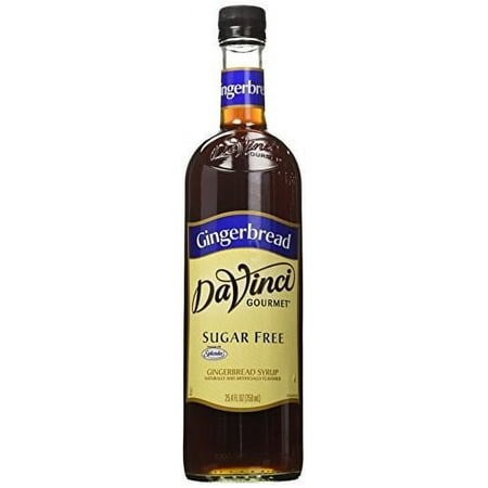 Da Vinci Sugar Free Syrup, Gingerbread, 750 mL (Glass)
