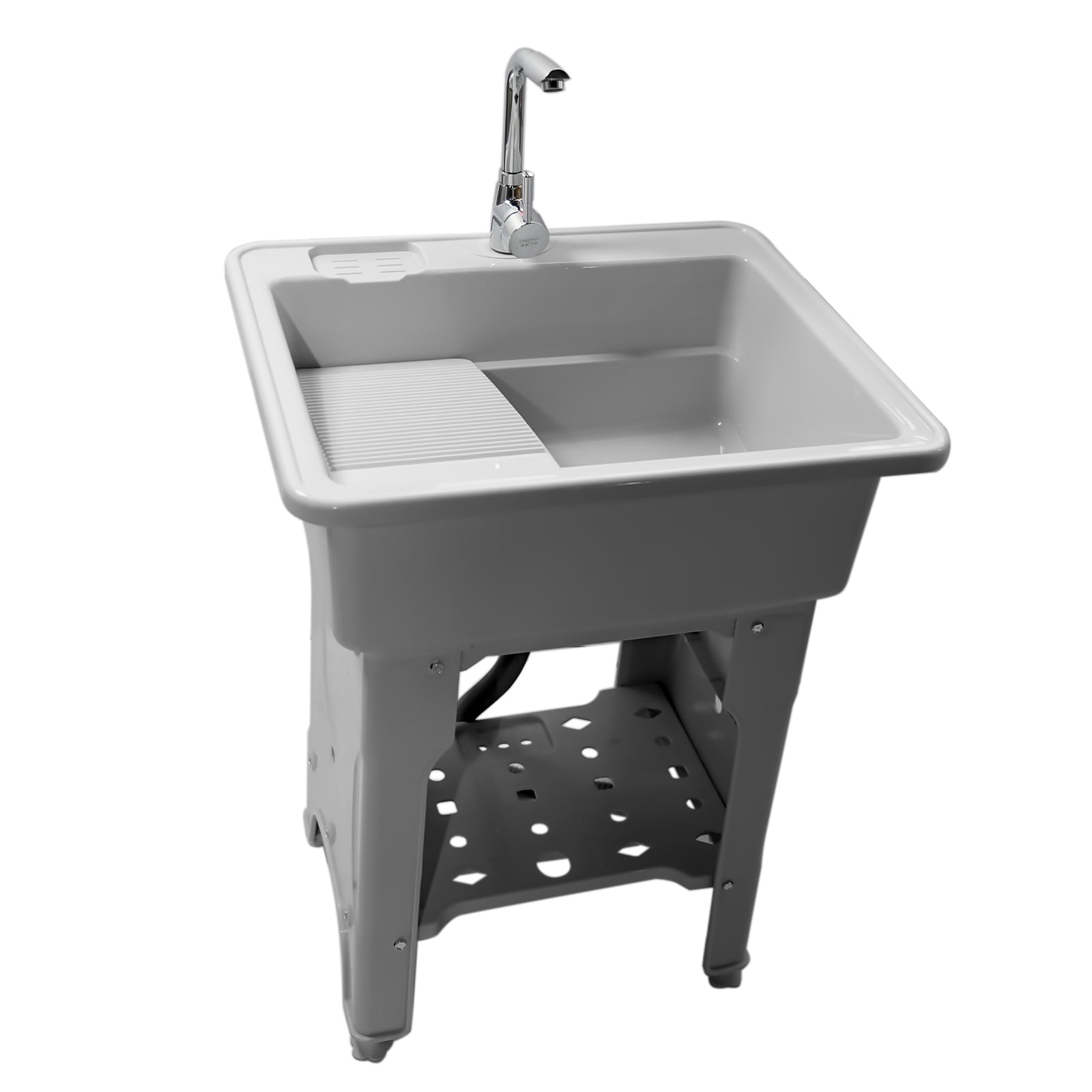 Freestanding Plastic Utility Sinks Utility Sink Laundry Tub Drop in Deep Sink