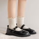 thumbnail image 4 of Girls 3-Pack Cotton Mid-Calf Socks for Toddlers 1-3 Years, Soft Everyday Wear, Easy On/Off, 26.77 Inch Length, 4 of 6