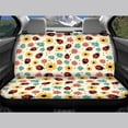 thumbnail image 3 of POLERO Ladybug Daisy Pattern Rear Bench Seat Cover for SUV, 2 Pcs Comfortable Universal Bench Seat Covers Non-Slip Durable Car Seat Covers Back Seat, 3 of 7