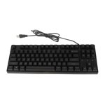 USB Clavier filaire, clavier mécanique ergonomique 87 Clés pliables de soutien du pied pour ordinateur