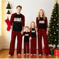 thumbnail image 4 of Family Christmas pajamas set, holiday pajamas set, suitable for family, soft and comfortable, with various styles,Man L, 4 of 7