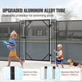 thumbnail image 2 of Pool Fence Gate 4x2.5ft Removable - Inground Pool Safety Gate for Kids, Aluminum Alloy, Stainless Steel Latch, Easy Install, 2 of 6