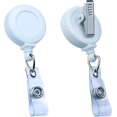 thumbnail image 1 of ORUYROP Lot de 100 Moulinets de Badge Rétractables avec Pince, Pinces pour Badges, Moulinet de Badge Rétractable avec Sangle en Vinyle Transparent et Pivot Crocodile, Distributeur Sans Torsion, 1 of 7