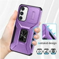 thumbnail image 2 of Funda para GANGXUN Samsung Galaxy S23 Plus - Soporte metálico, Función magnética, Morado, 2 of 5
