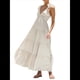 thumbnail image 1 of Vestido de Verano para Mujer, Informal, Sin Mangas, con Escote en V y Fruncido, para Playa. Albaricoque L, 1 of 10