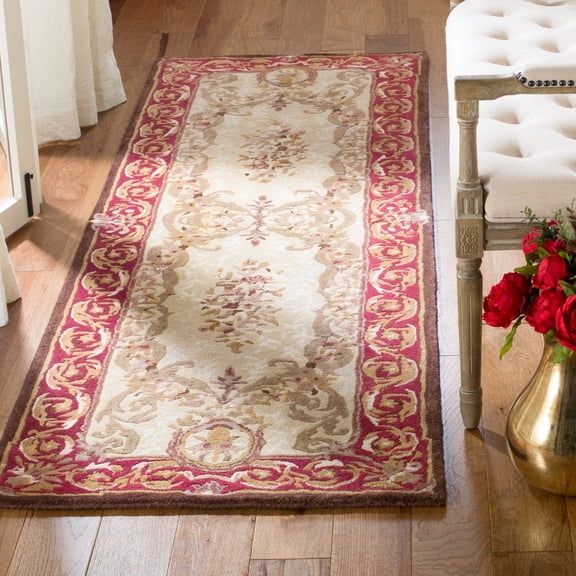 Safavieh Empire Milton Oriental Wool Runner Rug, Light Gold/Red, 2'6" x 8'