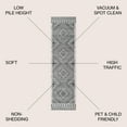 thumbnail image 4 of JONATHAN Y MOROCCAN HYPE 2 x 14 Runner Rug, Amir Moroccan Beni Souk - Gray/Cream, MOH200C-214, 4 of 10