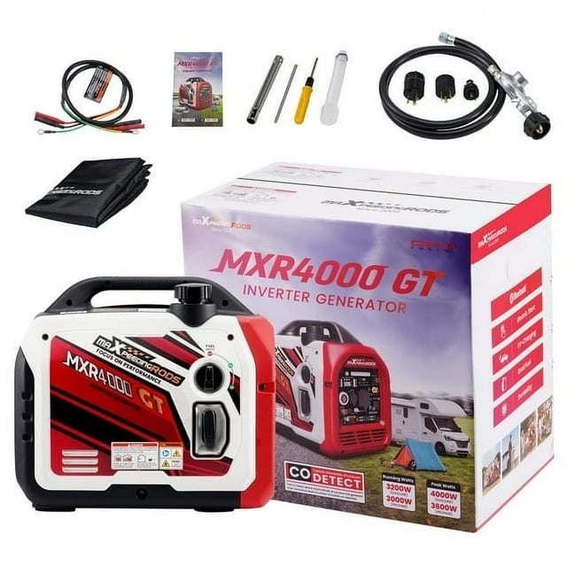 Maxpeedingrods 4KW Dual Futor Portabel Inverter Generale Super Quiet Electric Start EV-charging
