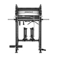 thumbnail image 4 of Mikolo Anubis-2.0 Smith Machine with Weight Stack, 3“×3” All-in-One Power Cage with LAT Pulldown & Cable Crossover, 3200LBS Multi-Function Trainer with Aluminum Pulley System for Fitness Home Gym, 4 of 26