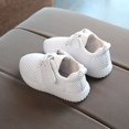 thumbnail image 4 of Ketyyh-chn99 Girls Boys Light Up Shoes Lights Running Shoes Slip On Breathable Lightweight Sneakers Tenning Walking Back to School Shoes (Toddler to Little Kid) for 54-60,White, 4 of 4