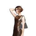 thumbnail image 2 of Bolso de noche NEWROGENG con diamantes de imitación plateados para mujer, 2 of 8