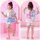 thumbnail image 4 of Pijamas Kawaii Sanrios de seda helada, cárdigan de manga corta de verano, bonito Anime MyMelody Kuromi Cinnamoroll, conjuntos para niños, ropa de casa para niñas, 4 of 4