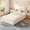Off-white Twin, variant on Educational Cloud Shape s Floor Bed – Soft Soft Fleece Upholstered Platform with Guardrails – Secure Raised Sides – Off-color, Twin-XL, Soft Fleece