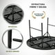 thumbnail image 5 of Mesa Plegable Multiusos Redonda de 122 cm | Mesa Grande para Eventos, Reuniones y Hogar, 5 of 8