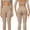 Brown, variant on AEXTO Women 2 Piece Workout Sets Seamless Color Block Long Sleeve Crop Top and Tummy Control Leggings Yoga Outfits