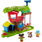 Fisher-Price Little People Musical Playset for Toddlers, Swing & Share Treehouse, 3 Figures