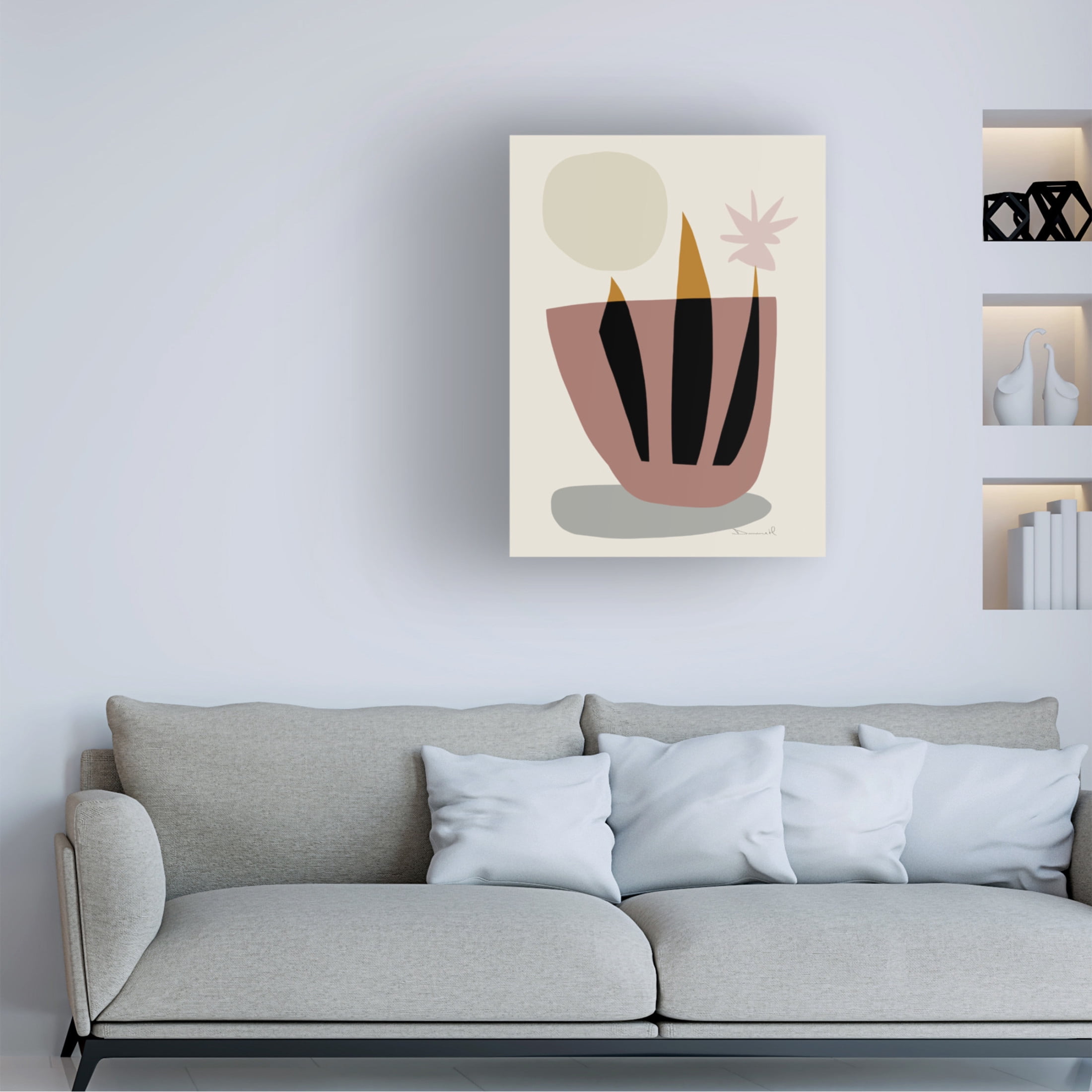 Trademark Fine Art Dan Hobday  Plant Cutting Canvas Wall Art