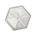 thumbnail image 4 of Règle Hexagonale, Mesure de Dessin Maison Utile, Règle d'Artisanat, Hexagone Portable, 4 of 9