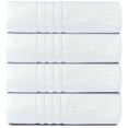 thumbnail image 2 of (3 pack) White Classic White Bath Towels 27x54 Inch, Cotton Towel Set for Bathroom, Hotel, Gym, Spa, Soft Extra Absorbent Quick Dry 4 Pack, 2 of 9