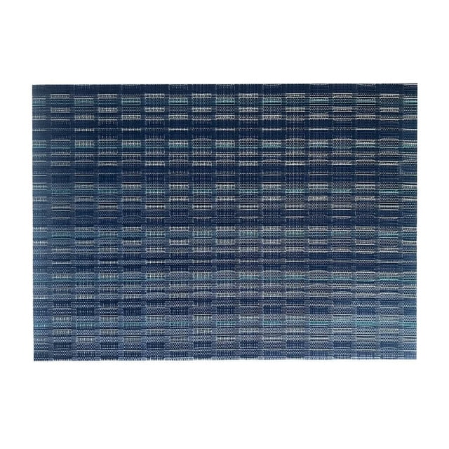 Mantel Individual Mainstays 30x45 cm Rayas Horizontales Rectangular Azul