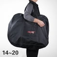 thumbnail image 1 of Bolsa de transporte plegable para bicicleta Perfecl 14in negro, 1 of 8