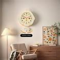 thumbnail image 2 of Unique Bargains 1pc Duck Cartoon Silent Non Ticking Wall Clock 15" x 12" x 2" Light Yellow, 2 of 5