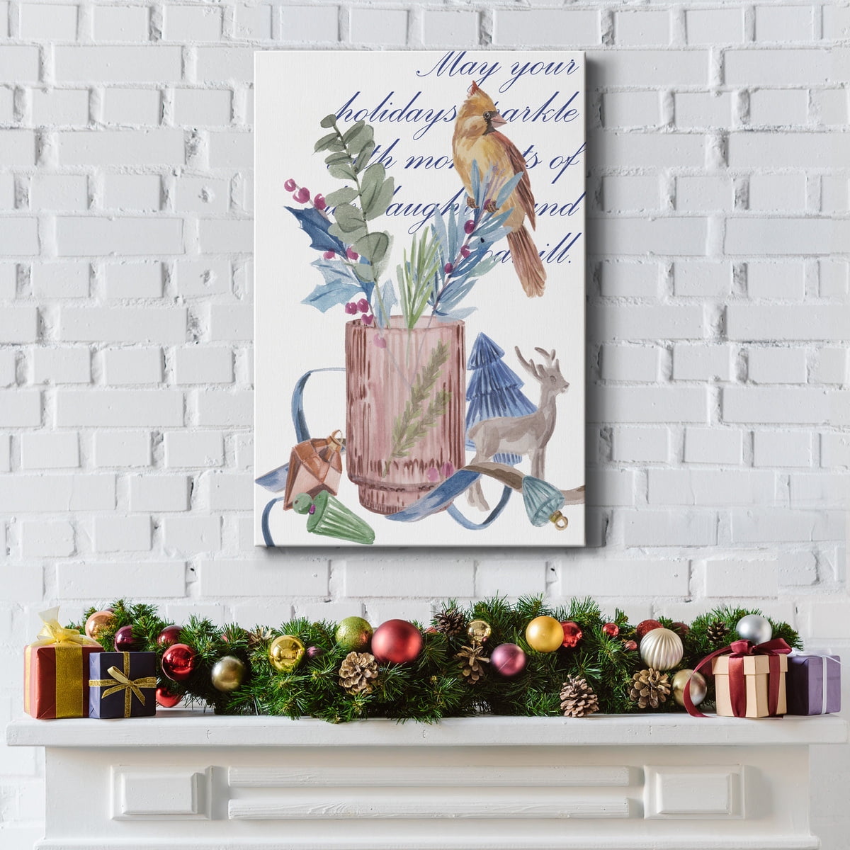 Warm Wishes Collection B- Gallery Wrapped Canvas