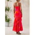 thumbnail image 2 of Vestido largo PRETTYGARDEN 2025 con estampado floral escalonado de verano para mujer, 2 of 9
