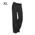 thumbnail image 3 of Sonducket Pantalones vaqueros sueltos para mujer Pantalones elásticos de cintura media y pierna ancha Prendas para la parte inferior del cuerpo negro XL, 3 of 6