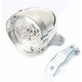 thumbnail image 2 of Luz para bicicleta, faro delantero para bicicleta, lámpara para bicicleta, linterna, advertencia de seguridad, vintage, 3 LED, retro, lámpara para bicicleta plateada, 2 of 5